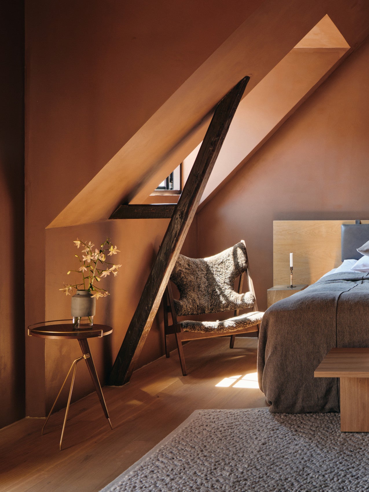 5709262049165 Стул для вязания, Обивка из овчины LuceLight  - Вид №8