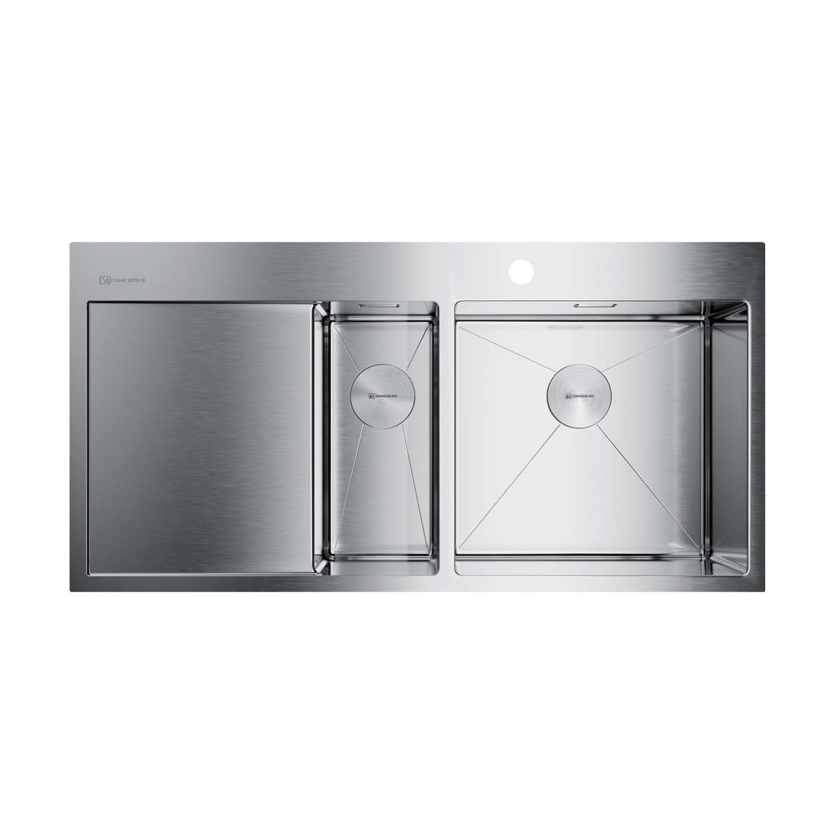 Кухонная мойка Akisame 100-2 IN-R OMOIKIRI 4973547