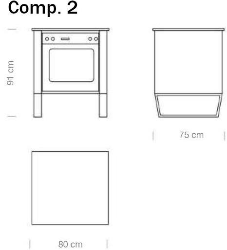 Lgtek Кухня из нержавеющей стали и дерева Window sun-id-1388816 - Вид №12