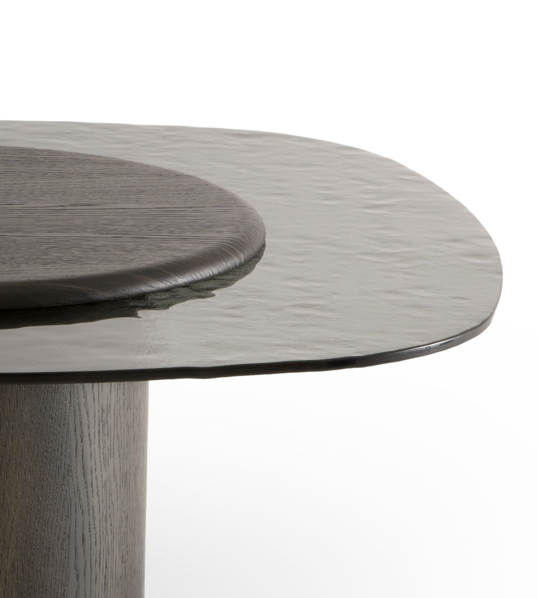 Журнальный столик из дуба и стекла для гостиной Morica Design Haute Couture ARCH-00021564 - Вид №1