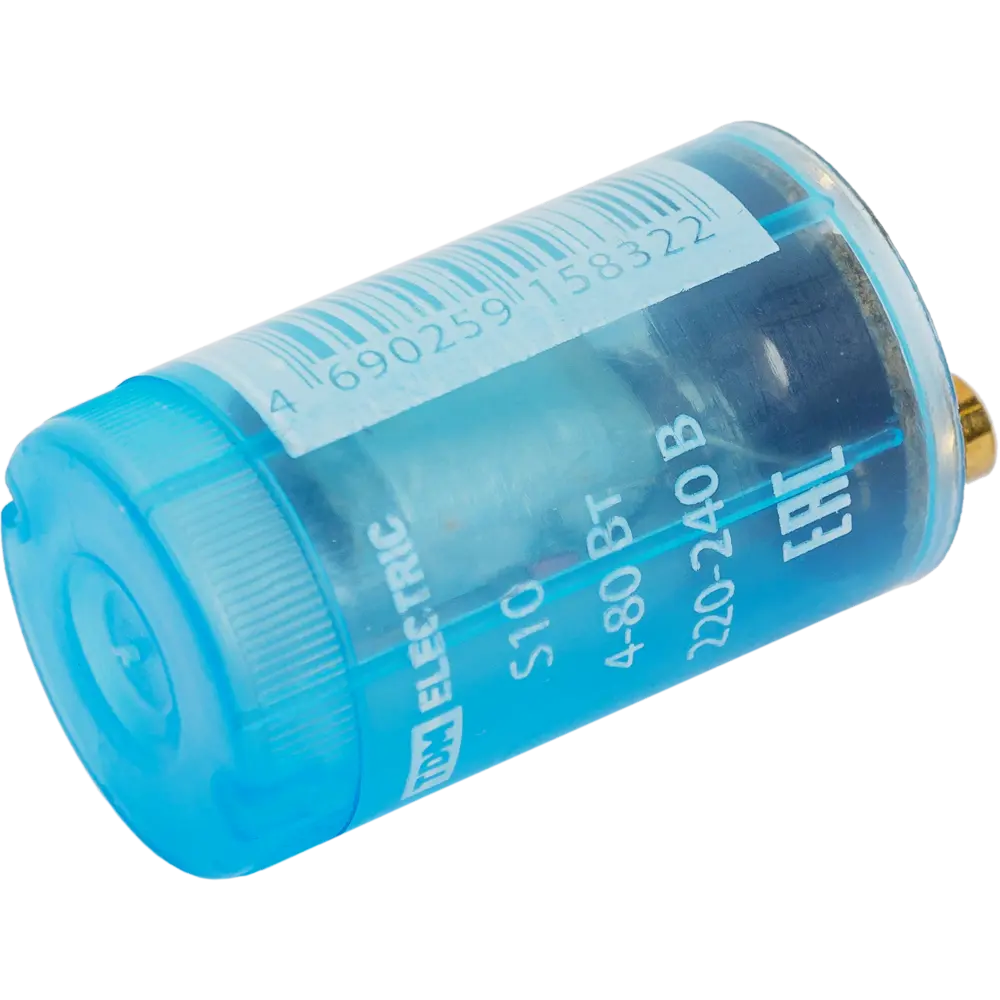 Стартер TDM ELECTRIC S10 для люминесцентных ламп 4-80Вт 14389563 STLM-0004878 - Вид №2