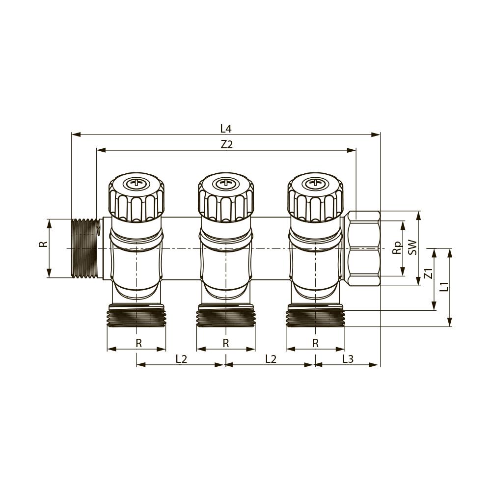 8730010 Коллекторы и шкафы Tece  - Вид №1