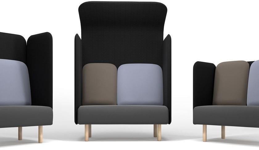 SOFTREND Мягкий 3-местный тканевый диван с подголовником August sun-id-1366728 - Вид №2