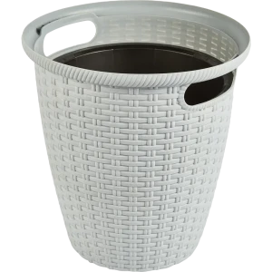 Кашпо для цветов Ingreen Rattan ø26.6 см v10 л пластик серый 87660972 STLM-2199093
