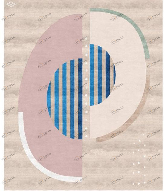 Tapis Rouge Прямоугольный коврик ручной работы Abstraction Tr1306