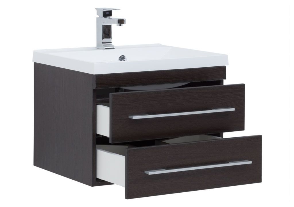Тумба с раковиной Aquanet Нота NEW 58 венге 0017148400204117 - Вид №1