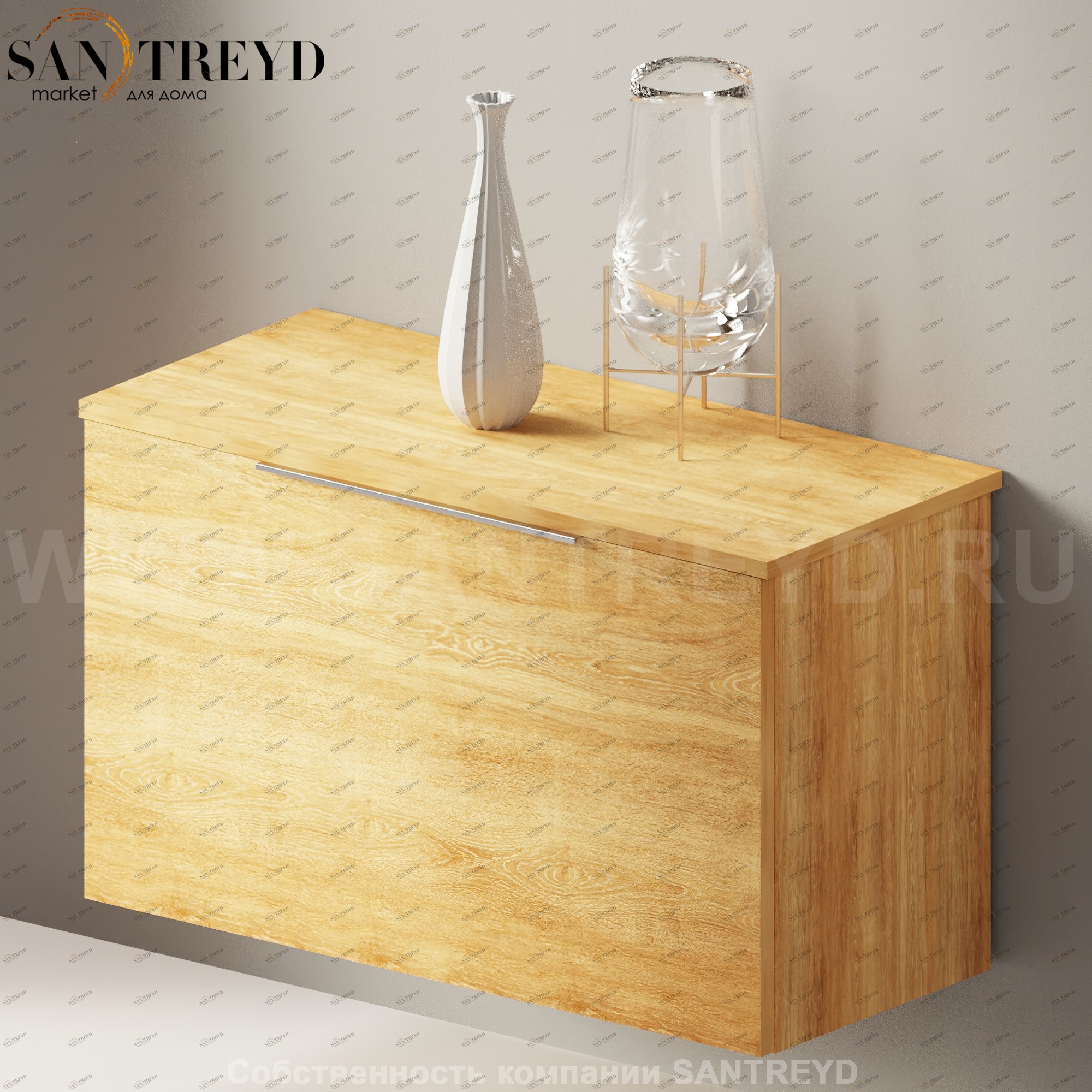 Flaminia BOX Настенная тумба 85 см с 1 ящиком BX426.WQ Ceramica Flaminia BX426WQ