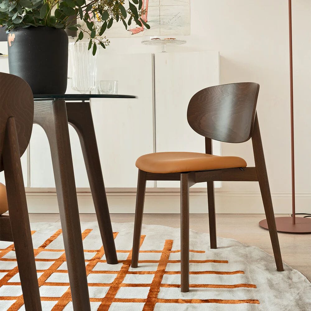 Стул из бука с мягким сиденьем Connubia EIDE ARCH-00123143