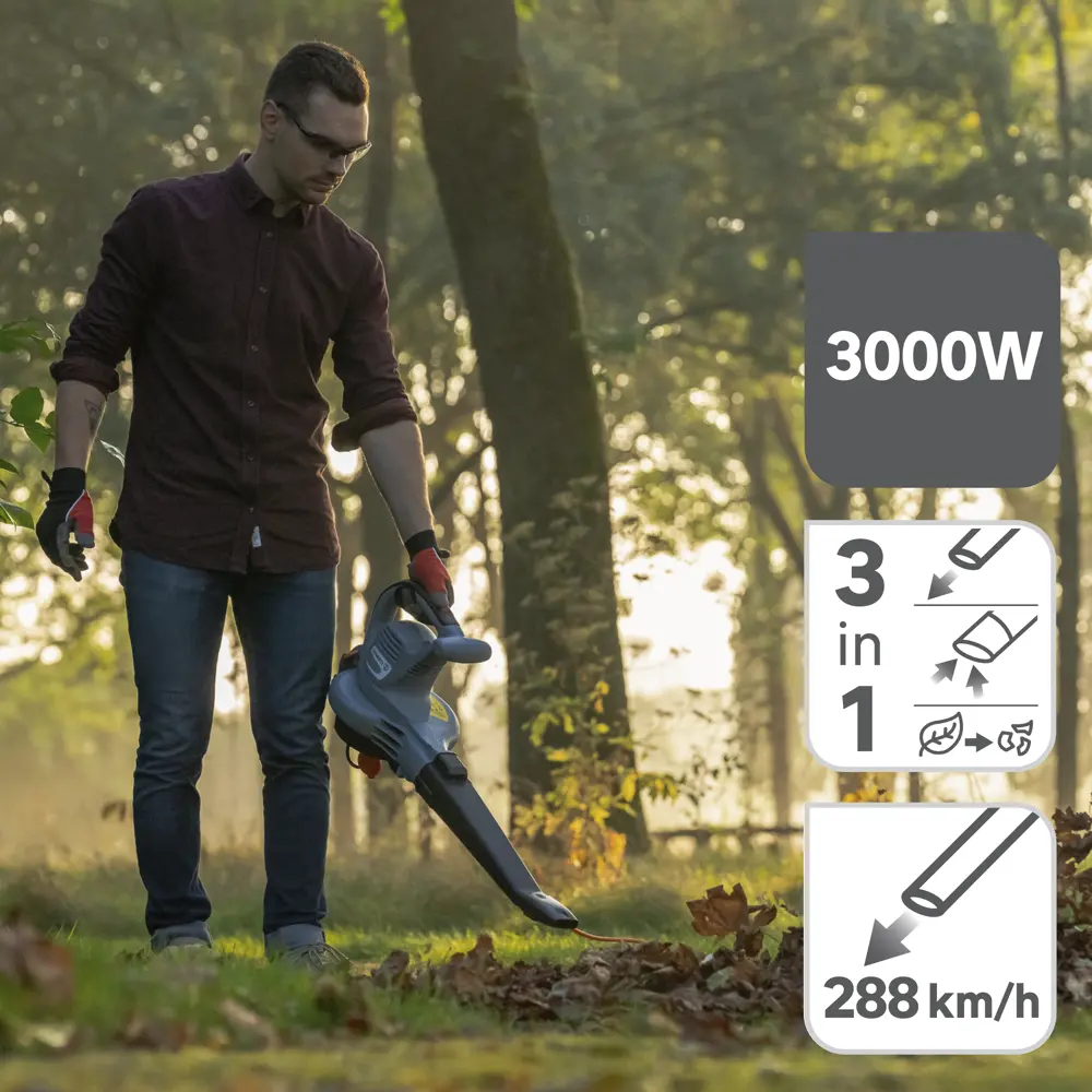 84572648 Пылесос садовый электрический Sterwins 3000 Вт STLM-0052004  - Вид №3