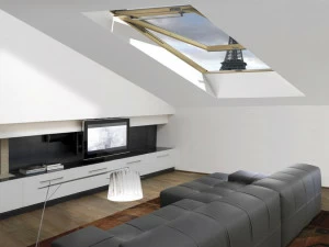 CLAUS Мансардное окно с двойным шарниром и vasistas