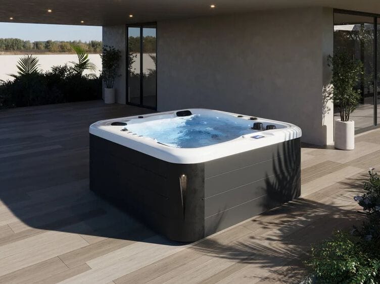 Открытый квадратный мини-бассейн с гидромассажем Saunamo DOUBLE 520 ARCH-00049398