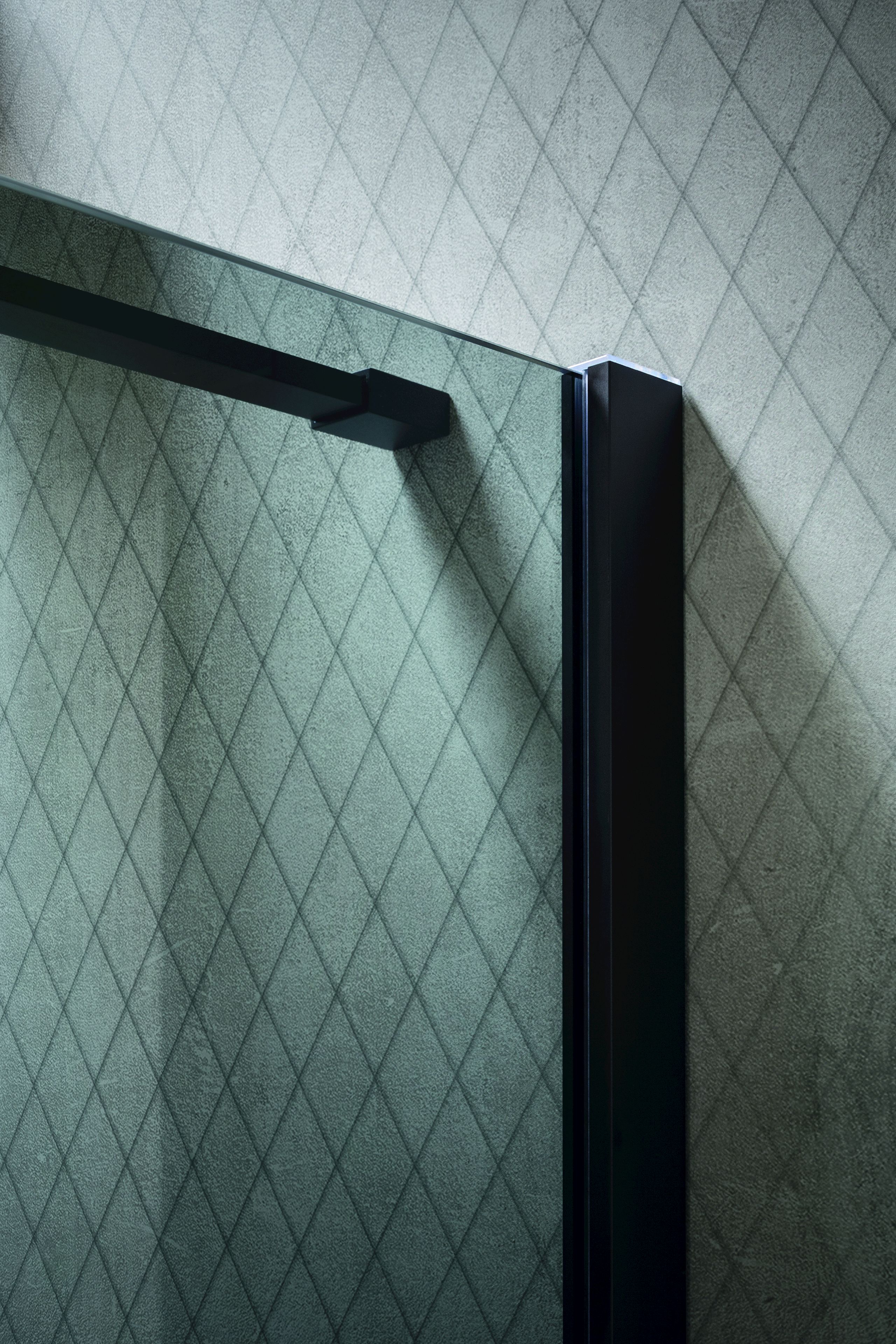 Угловая душевая кабина с распашной дверью ARBLU восемь ARCH-00143895 - Вид №1