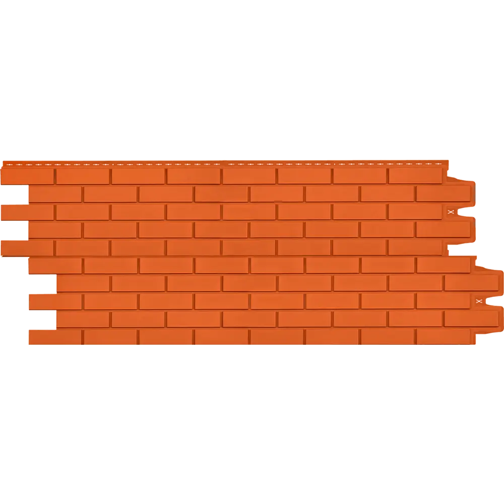 Фасадная панель Grand Line 417x1105 мм мм кирпич терракотовый 0.38 м² STLM-2100481 - Вид №1