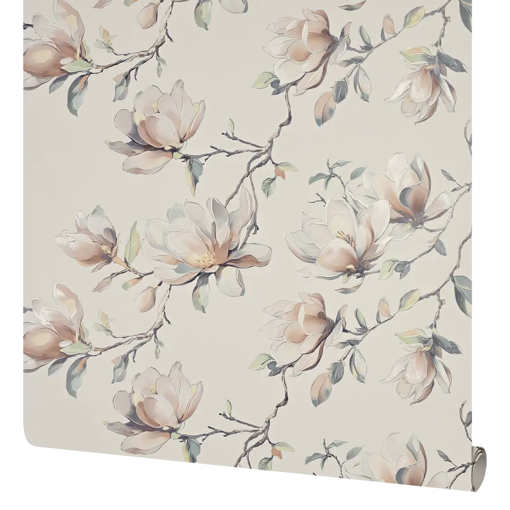 Обои флизелиновые Victoria Stenova Magnolia розовые 1.06 м VS585108 89441267 STLM-2101284 - Вид №1