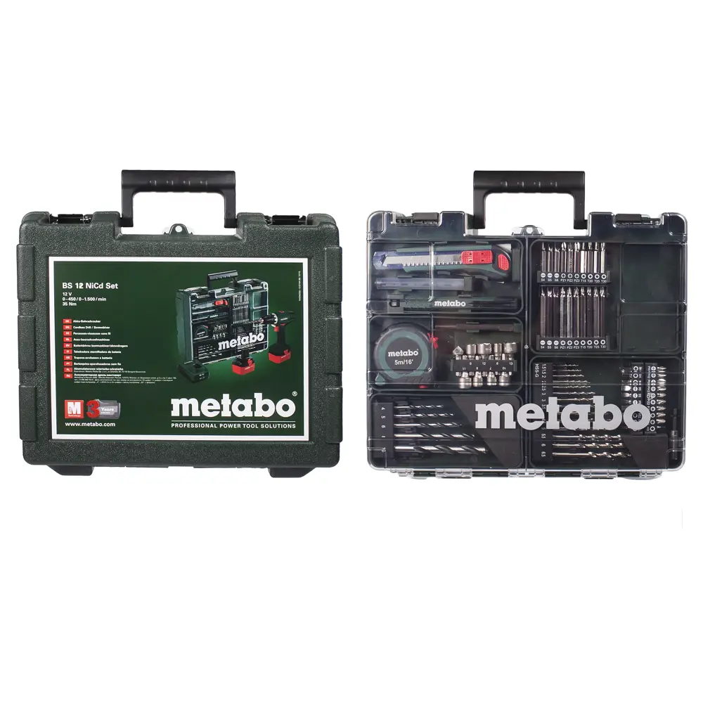 Шуруповерт Metabo BS 12, Ni-Cd 12 В, 1,7 Ач 18119000 STLM-2064178  - Вид №4