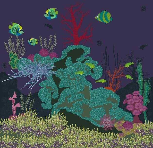 CONCEPTUWALL Декор из клейкой ткани Nautilus sun-id-1488444 - Вид №4