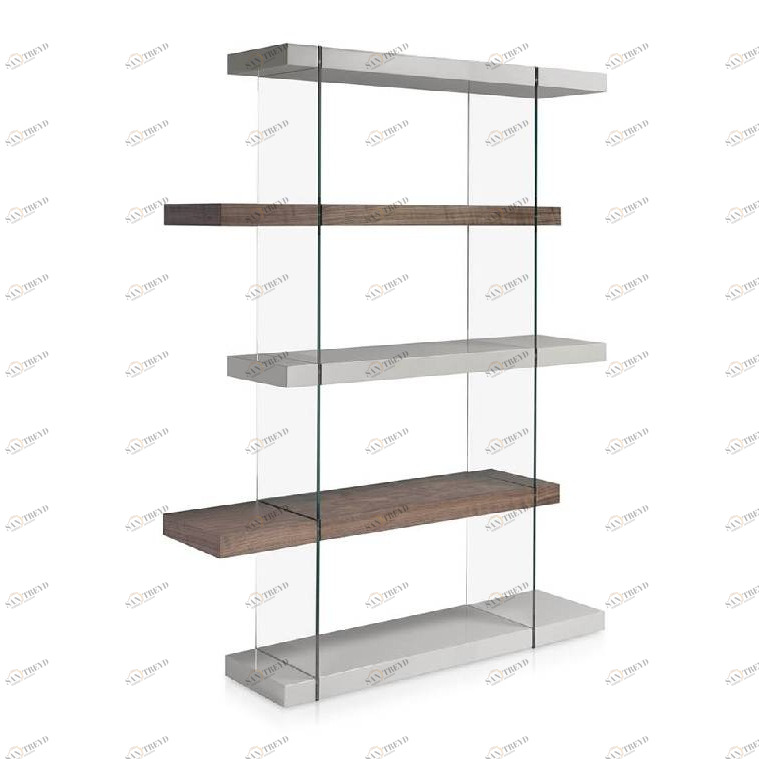 Стеллаж для книг HS-SC-001 от Angel Cerda ANGEL CERDA  346867 Белый;коричневый 