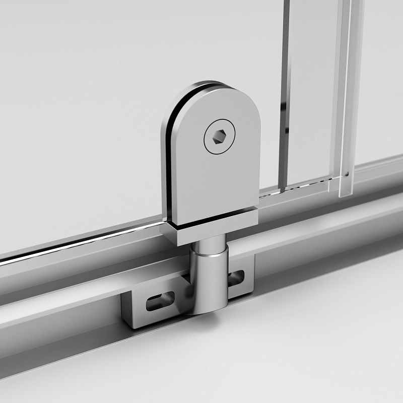 W90G-405-090MT Душевое ограждение 5-corner Pivot 90x90 стекло прозрачное профиль матовый хром AM.PM Gem - Вид №4