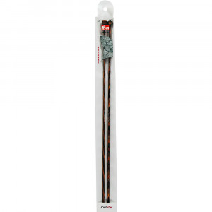 223646 Спицы PRYM прямые береза d 4.5 мм 40 см с наконечником PRYM Natural