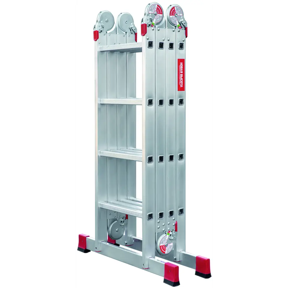 Лестница-трансформер 4-секционная Новая Высота до 4.5 м 4 ступени STLM-2081483 - Вид №3