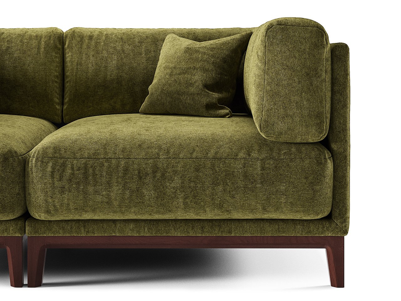 Диван Case прямой зеленый THE IDEA ДИЗАЙНЕРСКИЕ 210518 Зеленый  - Вид №3