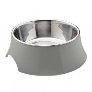 ПР0050312 Миска для собак меламиновая Atlanta серая 160мл HUNTER