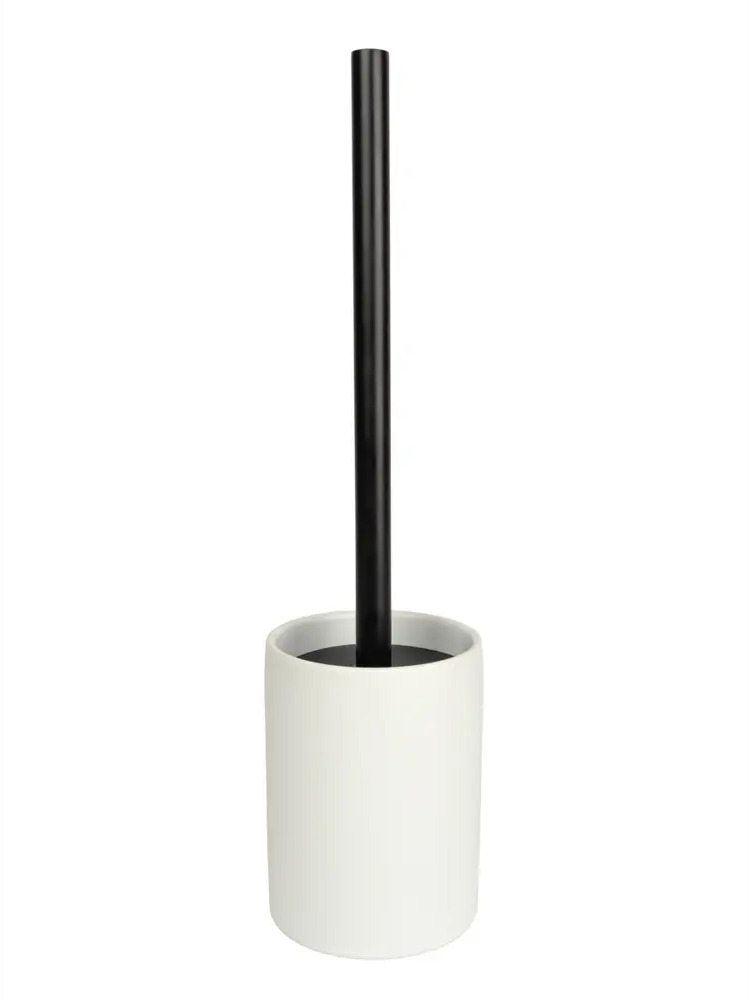 Ёршик для унитаза ZENFORT Роска - элегантный белый аксессуар для современного санузла 89370047