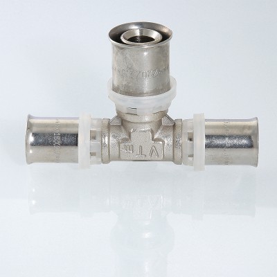 VTm.231.N.262620 Пресс-фитинг – тройник Valtec 26 х 26 х 20 мм  - Вид №8