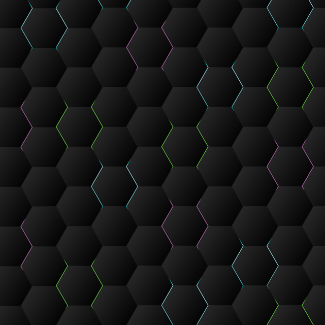 Стеновые панели - Гексагон блэк LIGRON LIST121 2254 - Вид №4