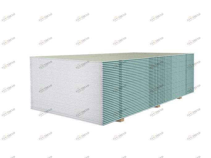 Гипсокартон влагостойкий ГКЛВ 3000х1200х12,5мм Кнауф Knauf Italia 2904