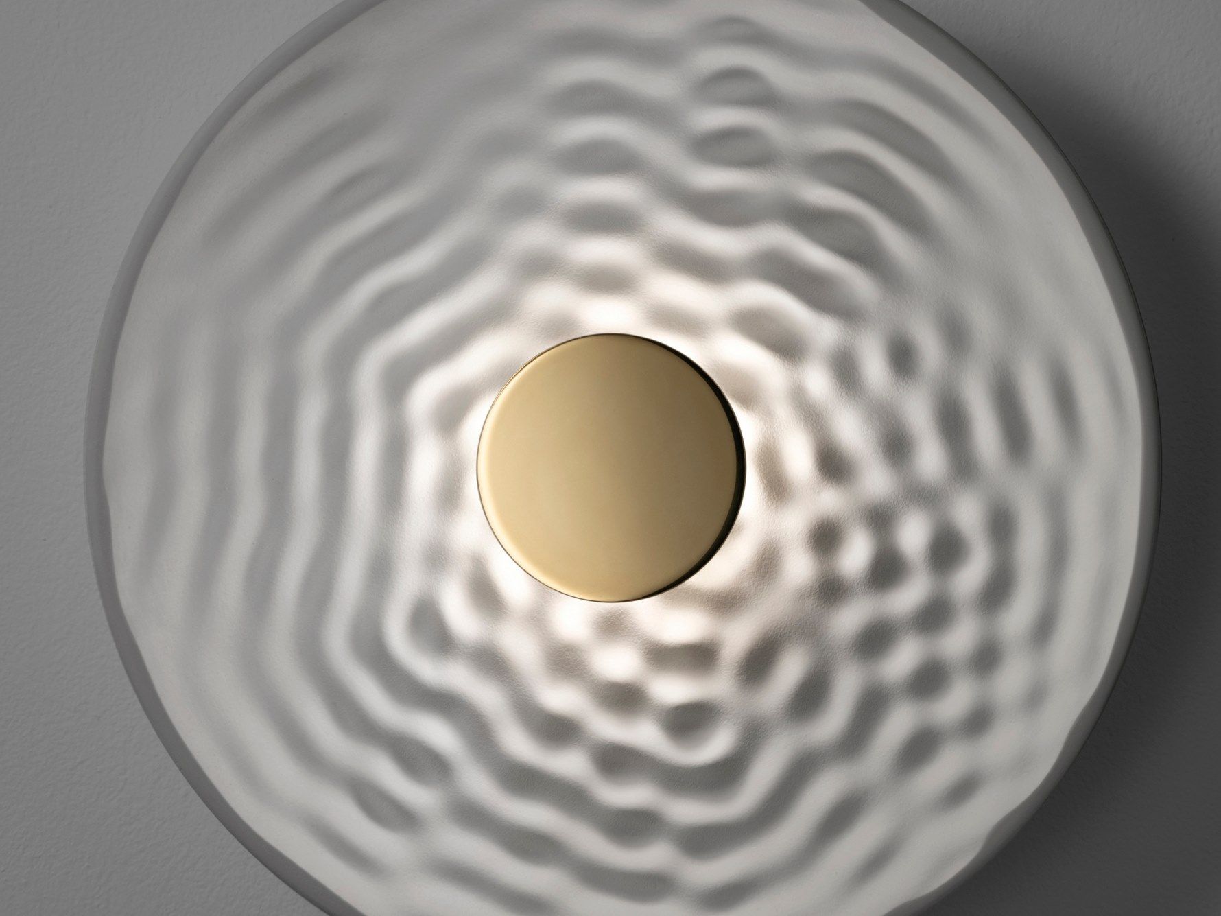 Светодиодный настенный светильник из штукатурки и латуни RADAR INTERIOR Pulse ARCH-00101364 - Вид №10