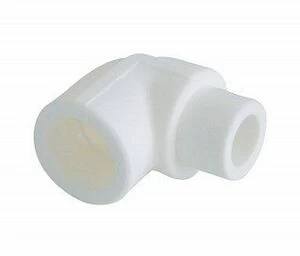 Угольник KALDE 90 ВН D25 полипропиленовый белый