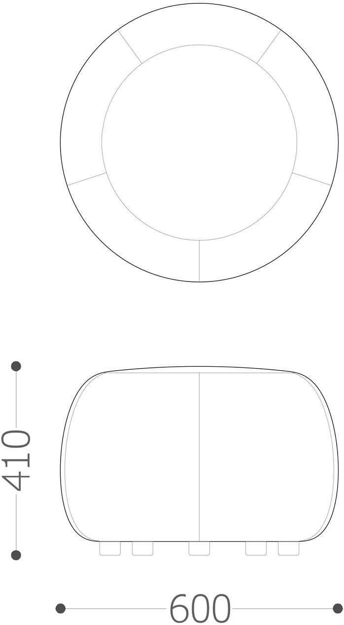 VAGHI Пуф с мягкой подкладкой Alias Pm06f/pm09f/pm12f - Вид №5