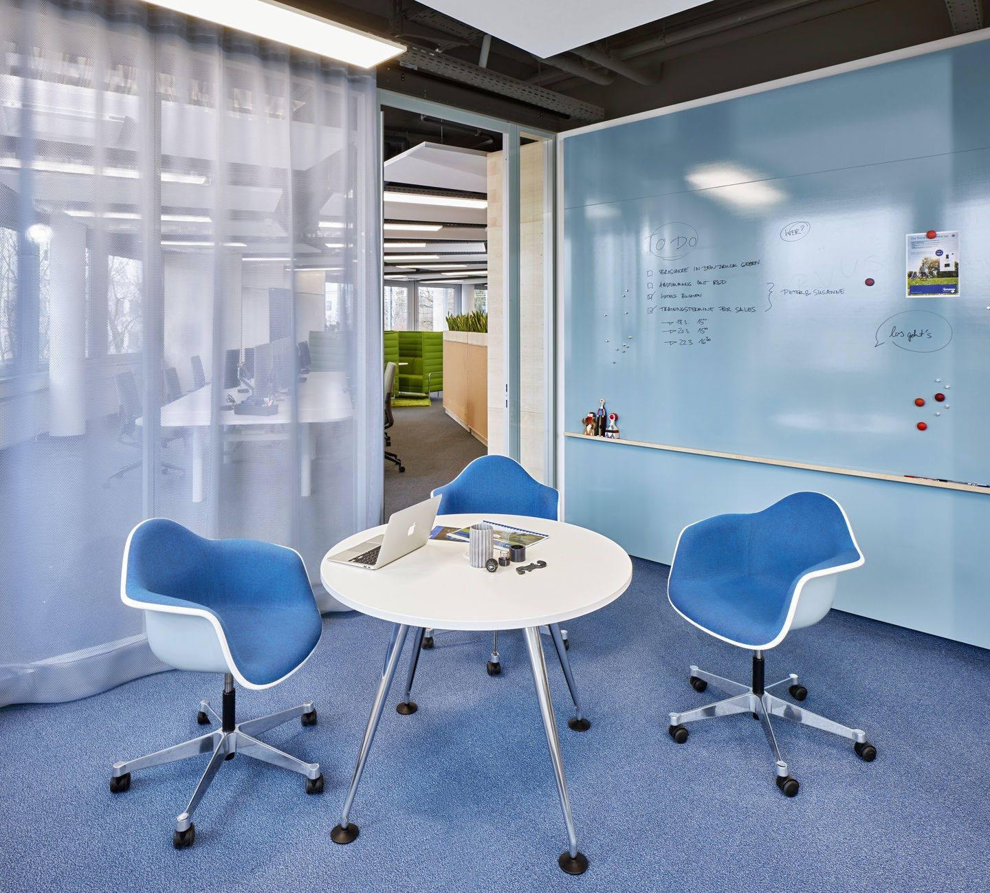 Ткань поворотный операционный офисный стул с подлокотниками VITRA Eames Plastic Chair ARCH-00120962 - Вид №5