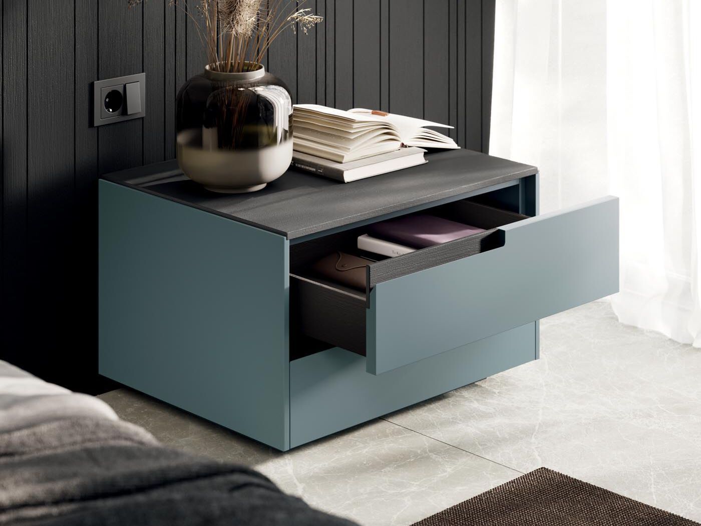 Прикроватная тумбочка с выдвижными ящиками Guzzini & Fontana Up-Stage ARCH-00116721