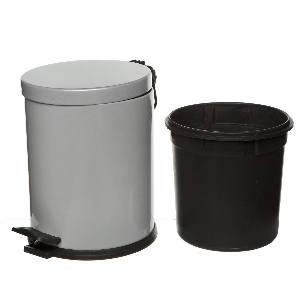 Вёдра с педалью и крышкой Aquila 5L Grey NAVAKO 11029 - Вид №2