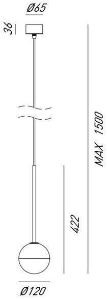 Il Fanale Подвесной светильник из латуни Molecola 275.05.ont / 275.06.ont - Вид №2