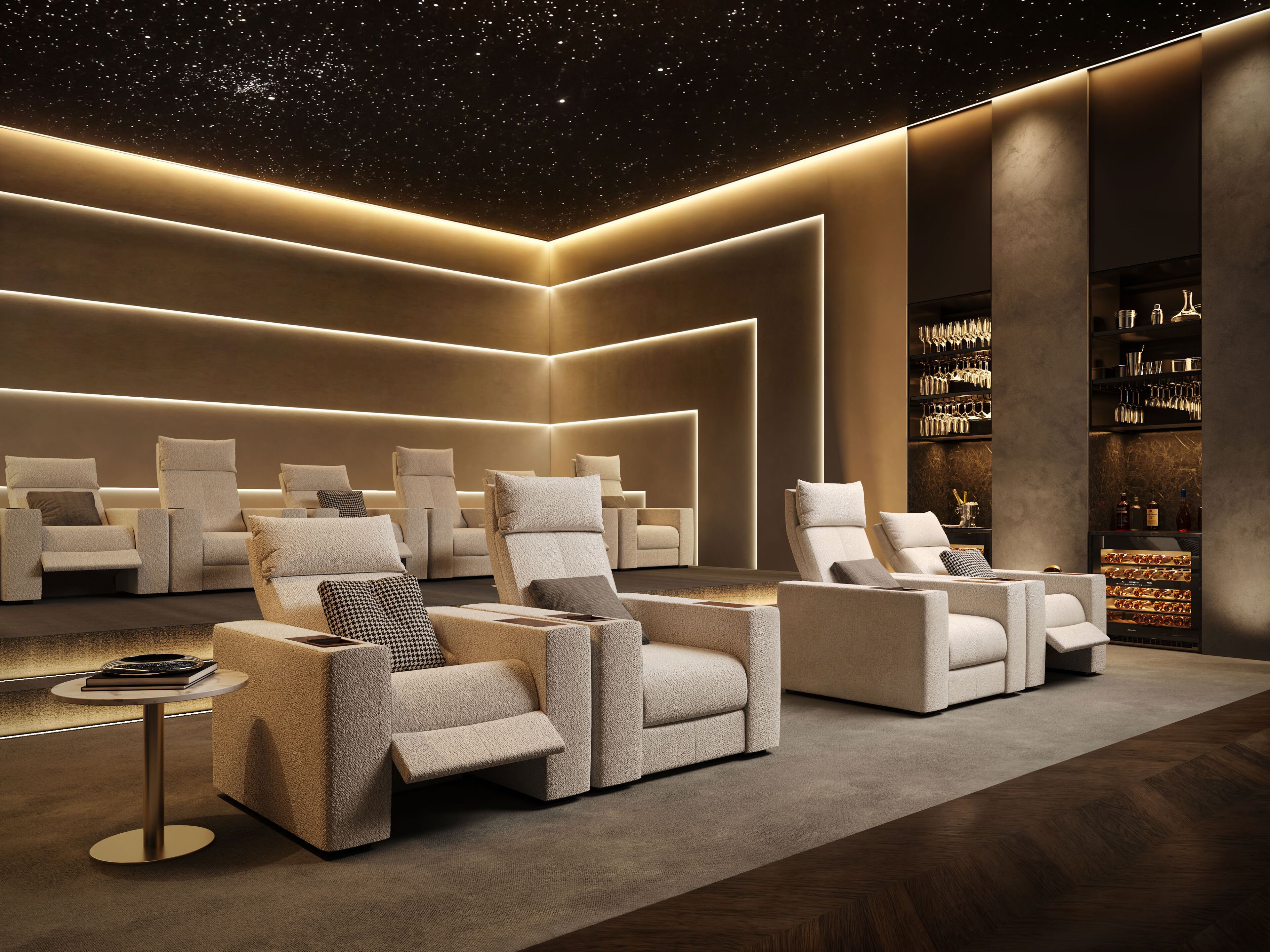 Кожаное кресло для домашнего кинотеатра Wayne Enterprises Home Collection WE-154 ARCH-00144528 - Вид №4