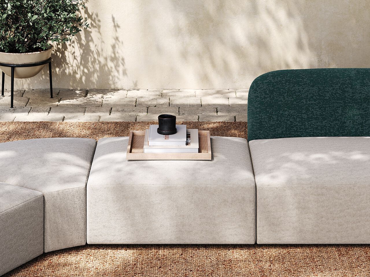 Ткань сад диван FREZZA Alplus Lounge Outdoor ARCH-00078615 - Вид №5