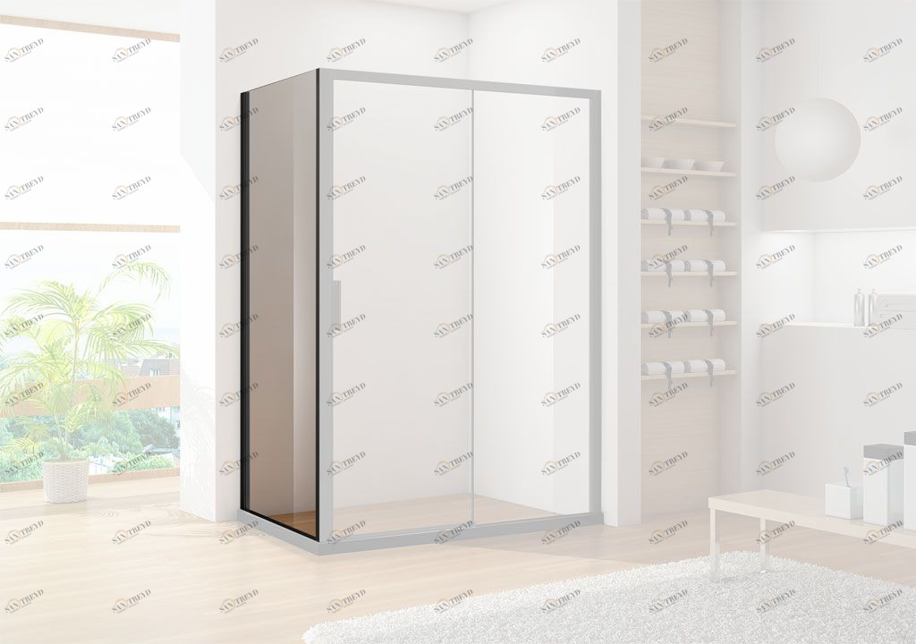 Боковая стенка Aquanet Pleasure AE60-F-90H200U-BT 90, прозрачное стекло AE60F90H200UBT