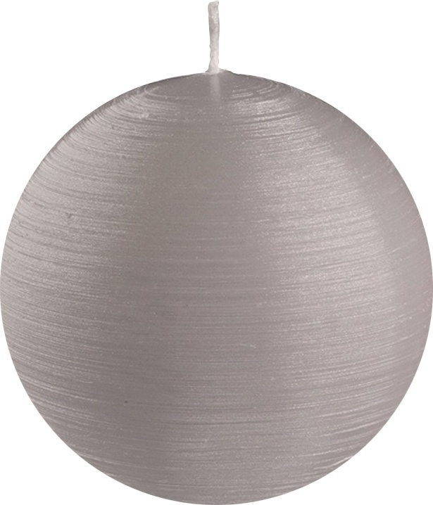 10569362 Point a la ligne Свеча круглая 6см (серая) Воск 