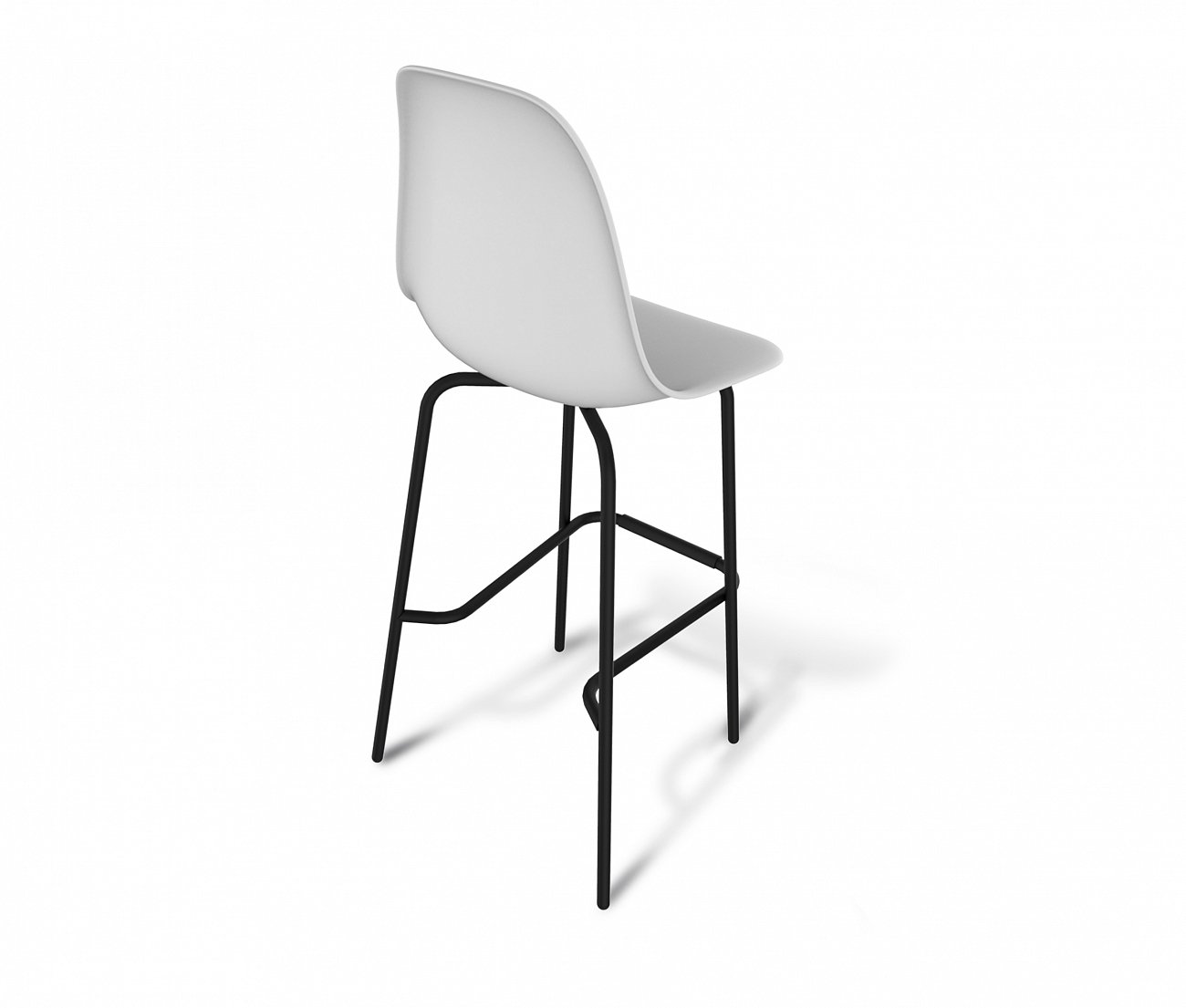 Стул барный DSR белый S29 SHEFFILTON  015610 Белый  - Вид №1