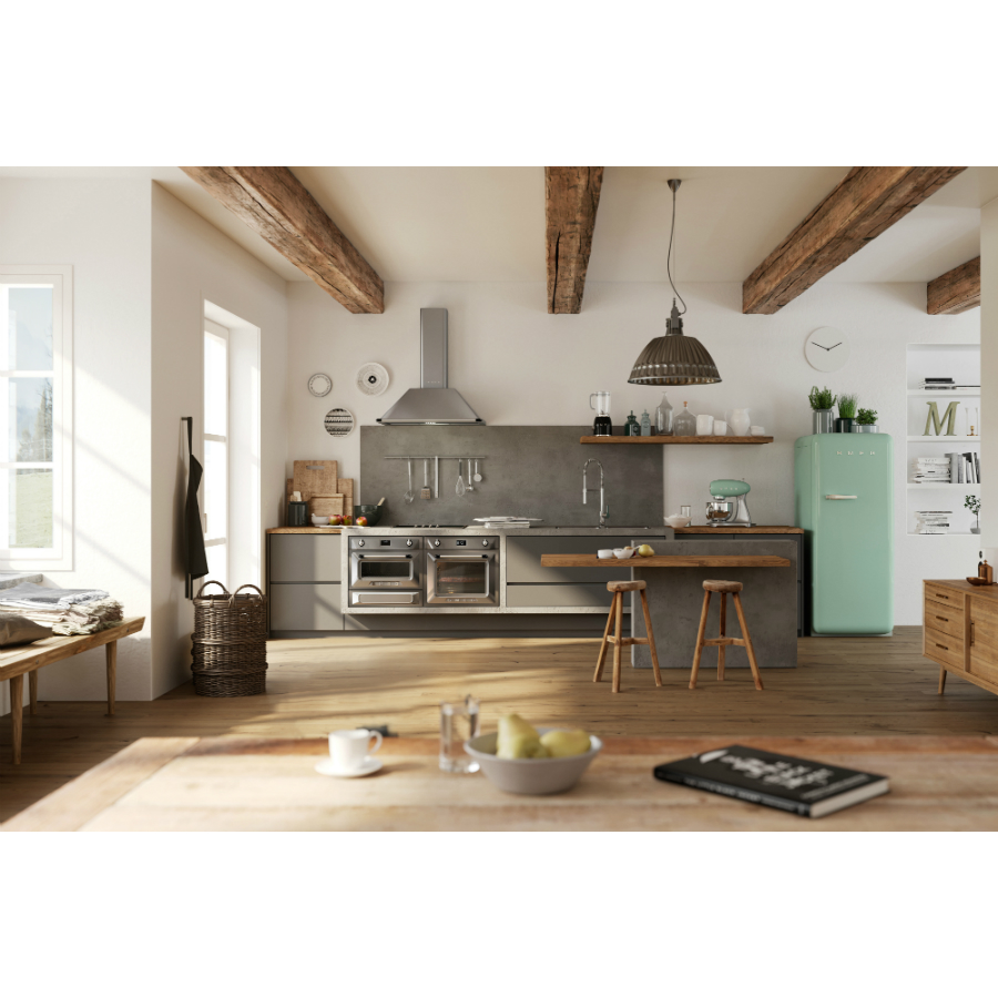 Миксер планетарный Smeg, зеленый SMF01PGEU - Вид №8