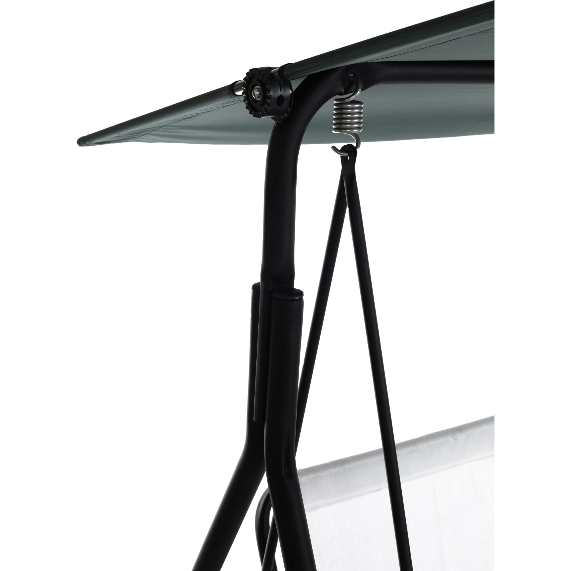 82492355 Качели садовые 2-х местные (до 160 кг) зеленый/ бежевый/ красный Santreyd  - Вид №2