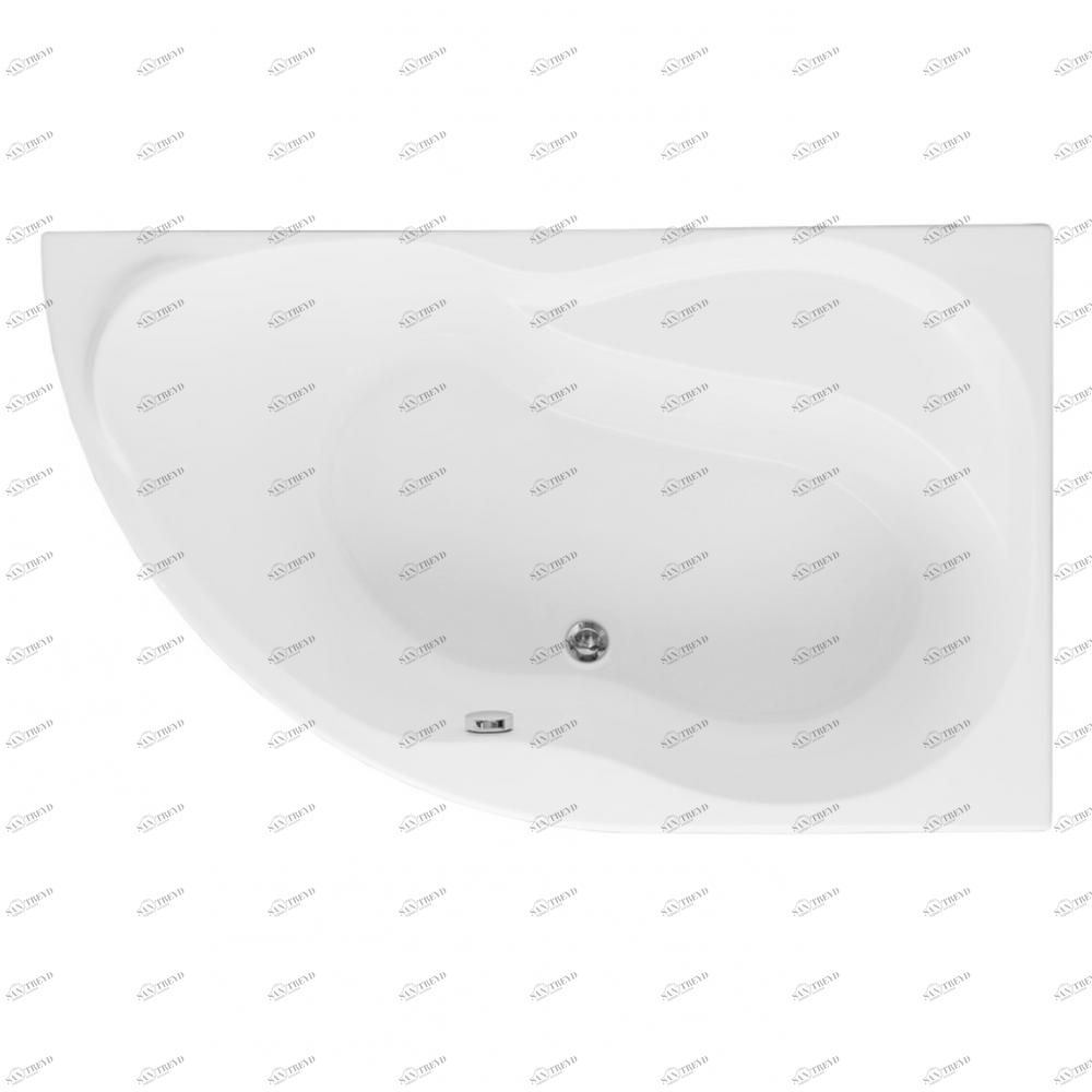 Акриловая ванна Aquanet Graciosa 150x90 R 00175948