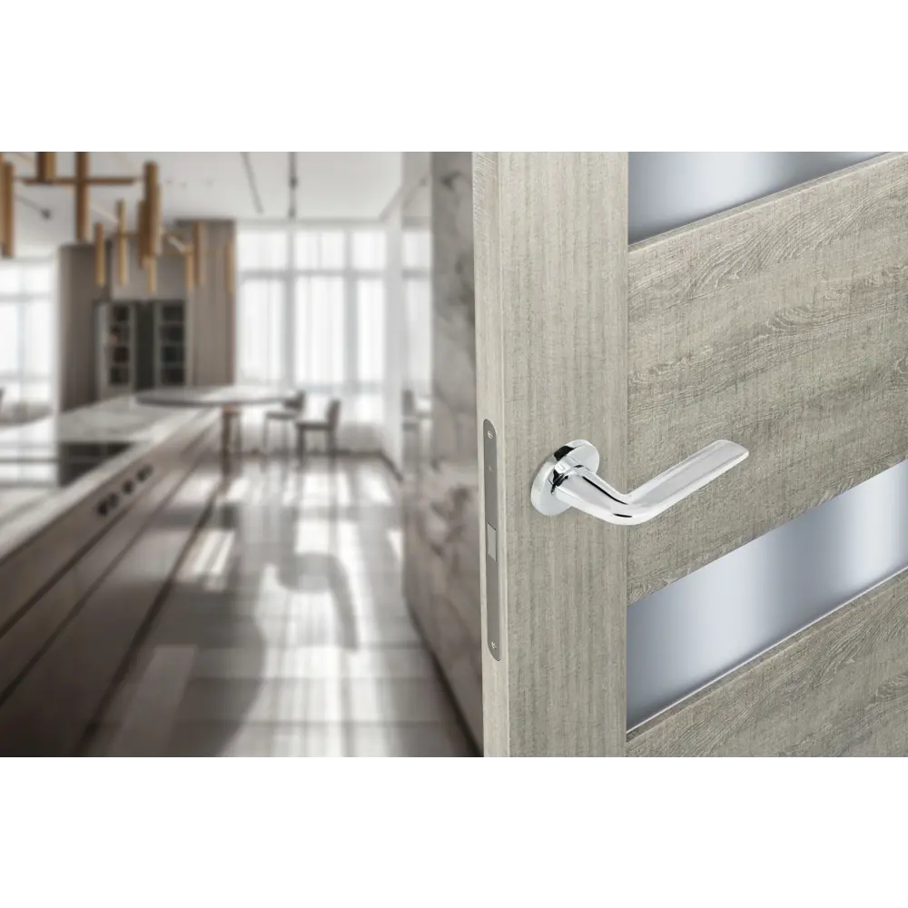 Дверные ручки EDSON EDS-92H-R2 в стильном хроме 85168439 STLM-0059324 - Вид №6