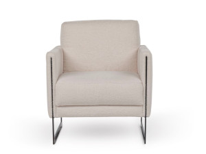 Тканевое кресло с подлокотниками