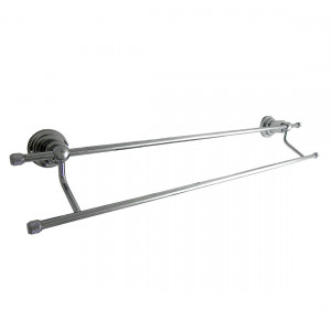 1498 ** 44 Держатель для полотенец двойной Nicolazzi Series Arena