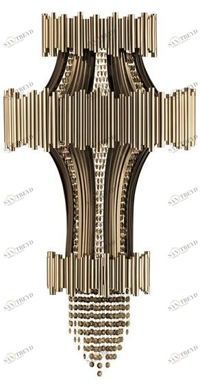 LUXXU Настенный светильник из латуни с кристаллами swarovski® Scala sun-id-1408112