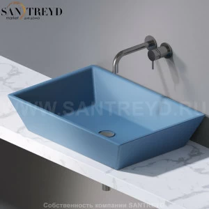 L292141 Накладная раковина на столешницу  прямоугольная A. e T. Italia PRISMA